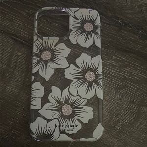 kate spade Floral iPhone Case - pink and white